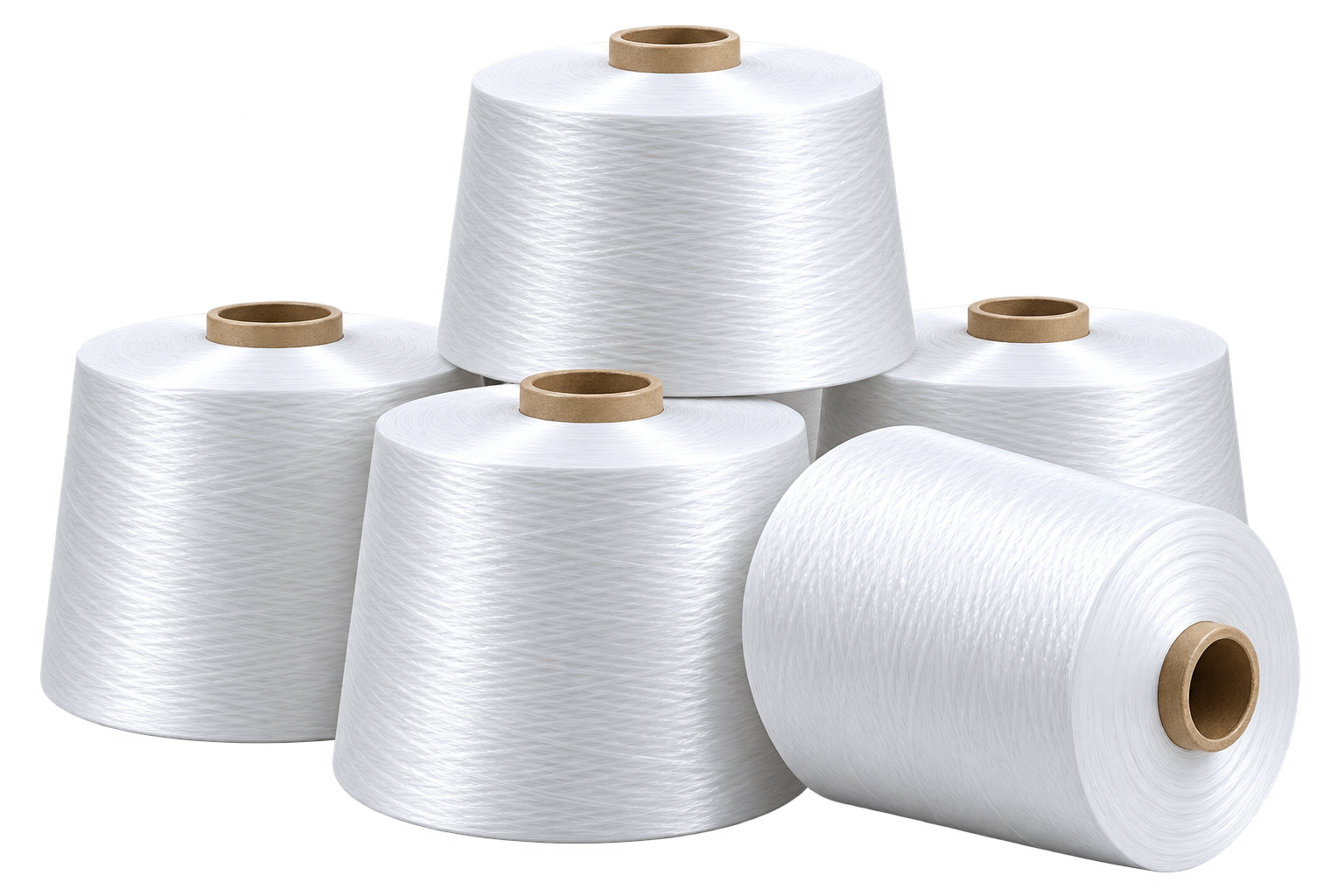 Polyester yarn for industrial textiles